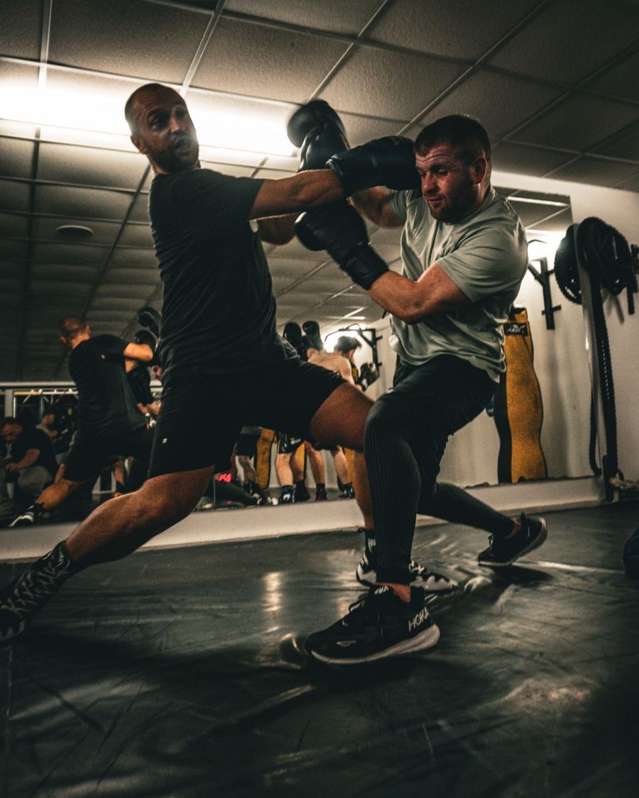 Boxing pad session at Complete Performance