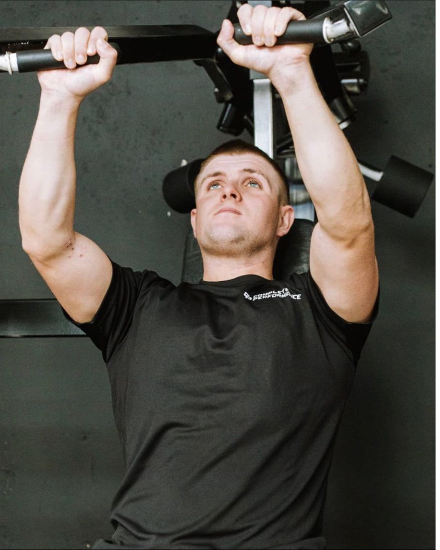 Cal Poynton training at Complete Performance
