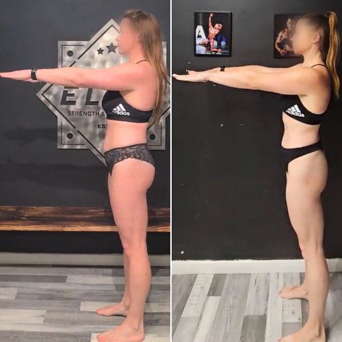 Joanne, before and after transformation photo